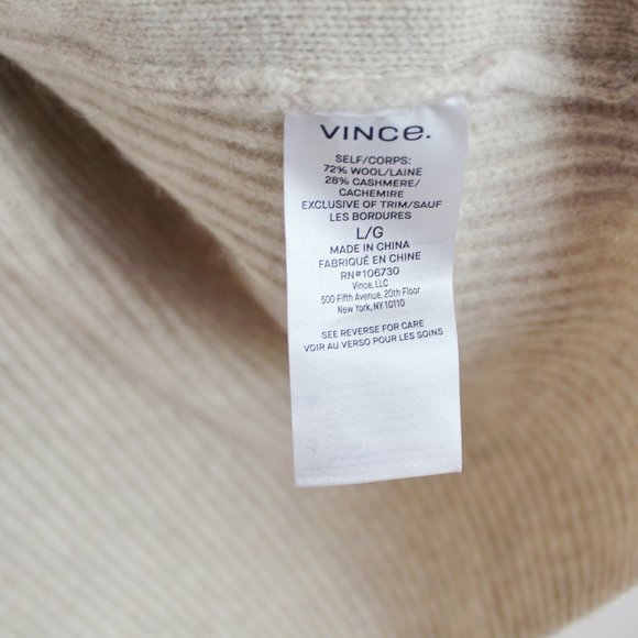 NWT Vince Open Front Wool Blend Cardigan - Picture 9 of 9